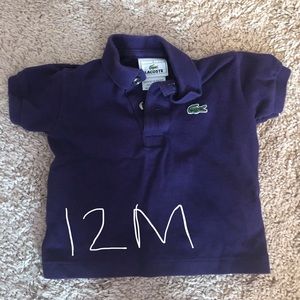 Lacoste toddler shirt